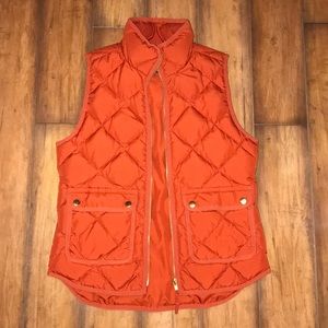J crew quilted puffer vest